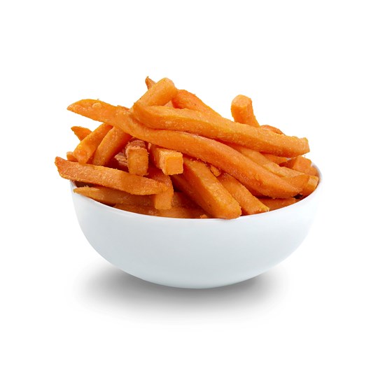 Søtpotet fries 11mm 2kg Dypfryst