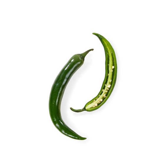 CHILIPEPPER GRØNN LØS