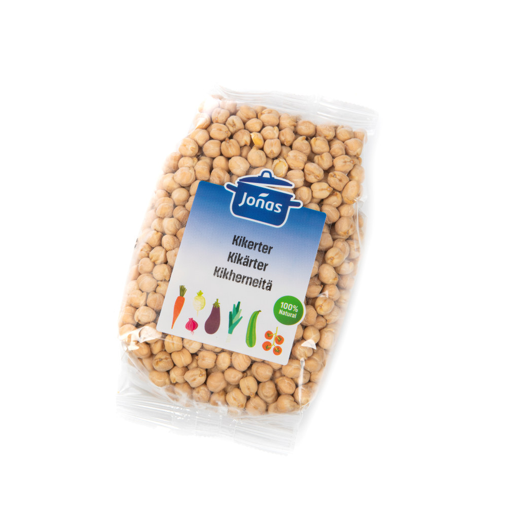 KIKERTER TØRKET 500G
