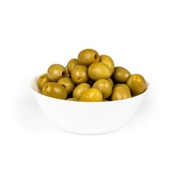 OLIVEN GRØNN U/STEN 400 GR