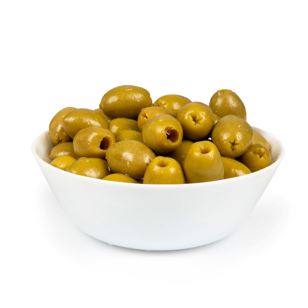 Oliven grønn stor uten stein 3kg