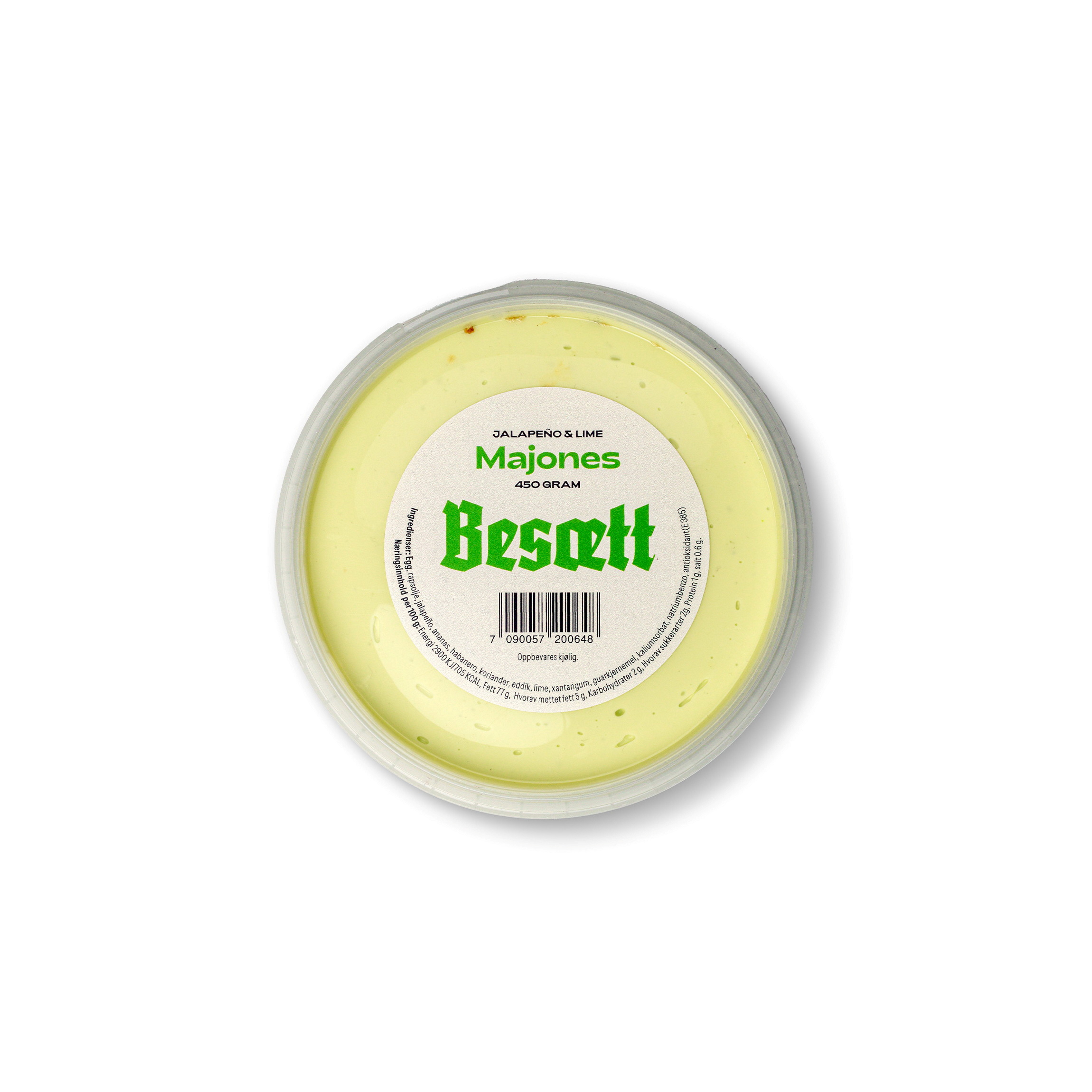 Besætt Jalapeños Majones 450g