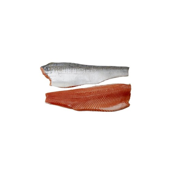 Ørretfilet med skinn, uten bein