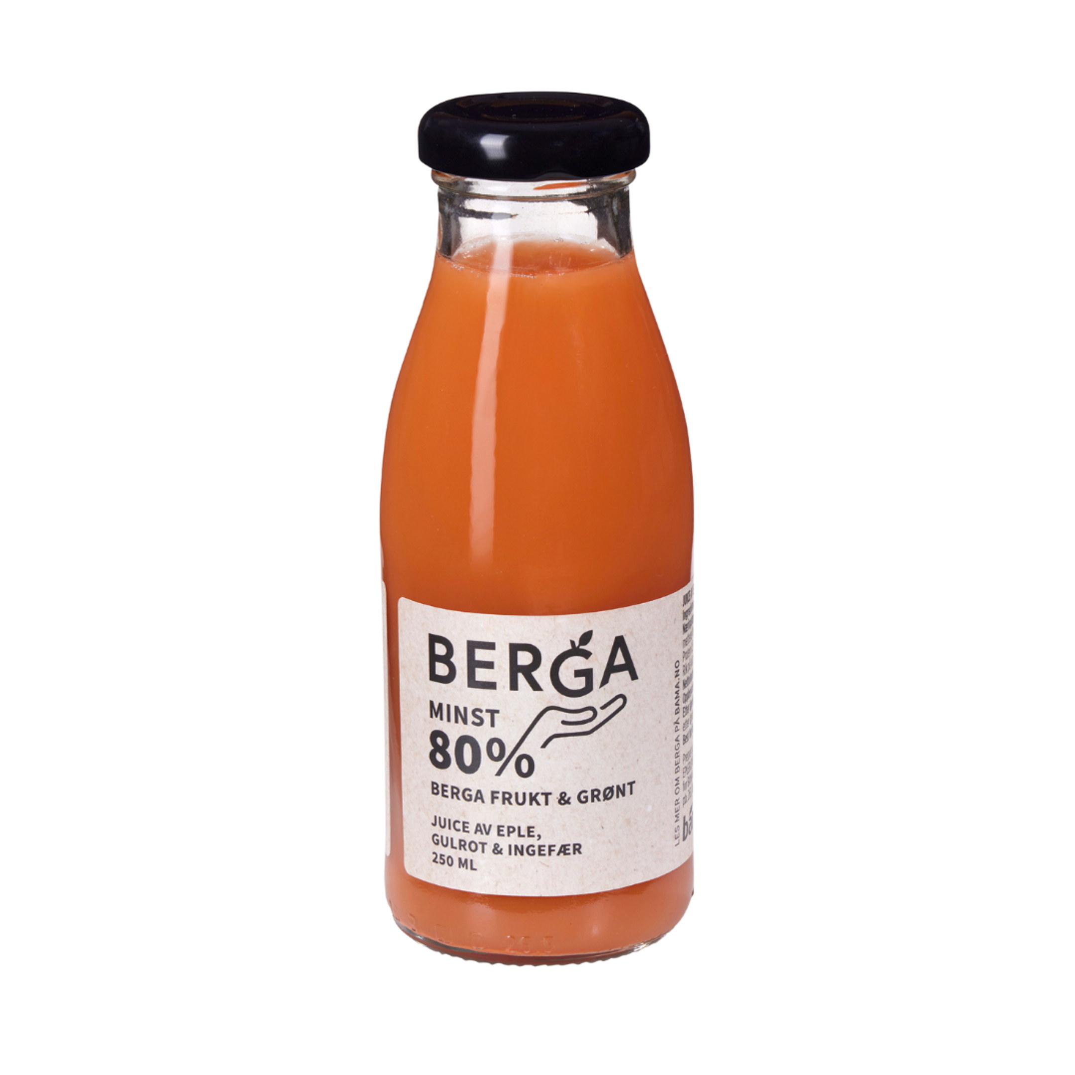 BERGA JUICE EPLE & GULROT 25CL