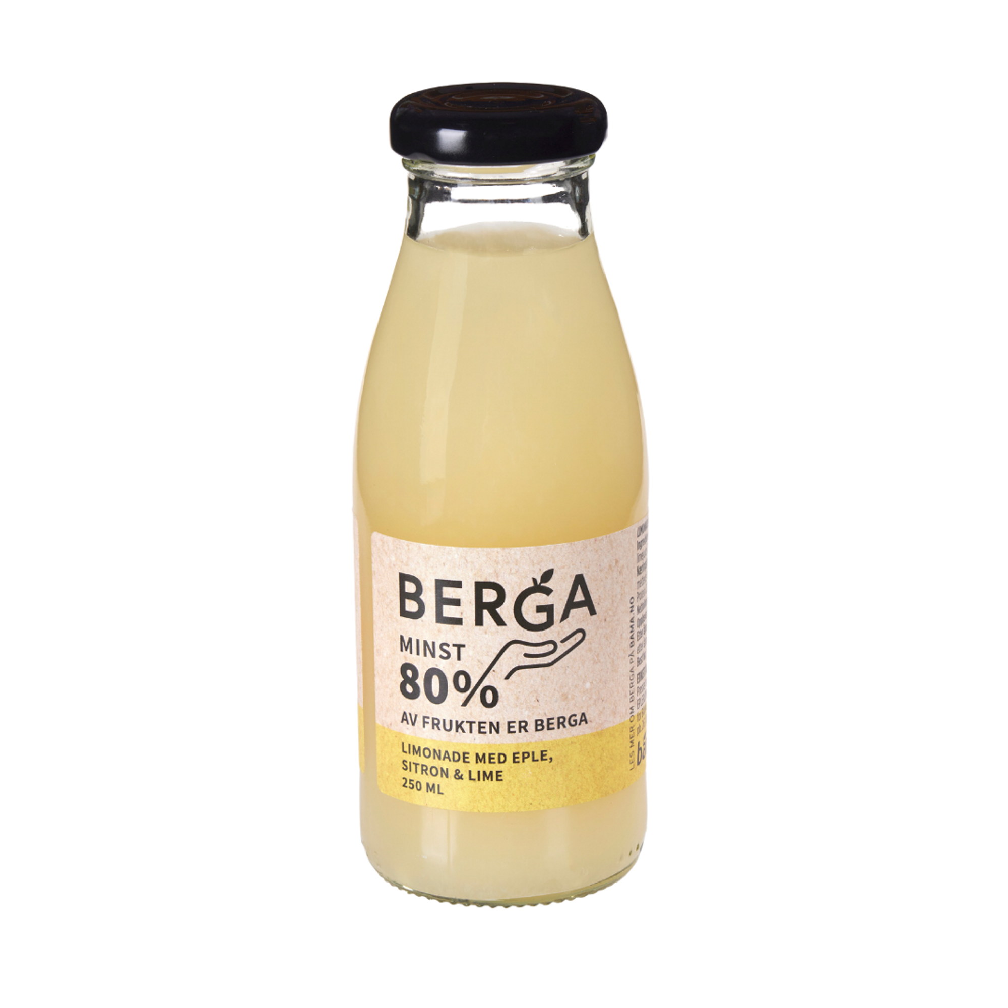 Berga sitron og lime limonade 0,25 L