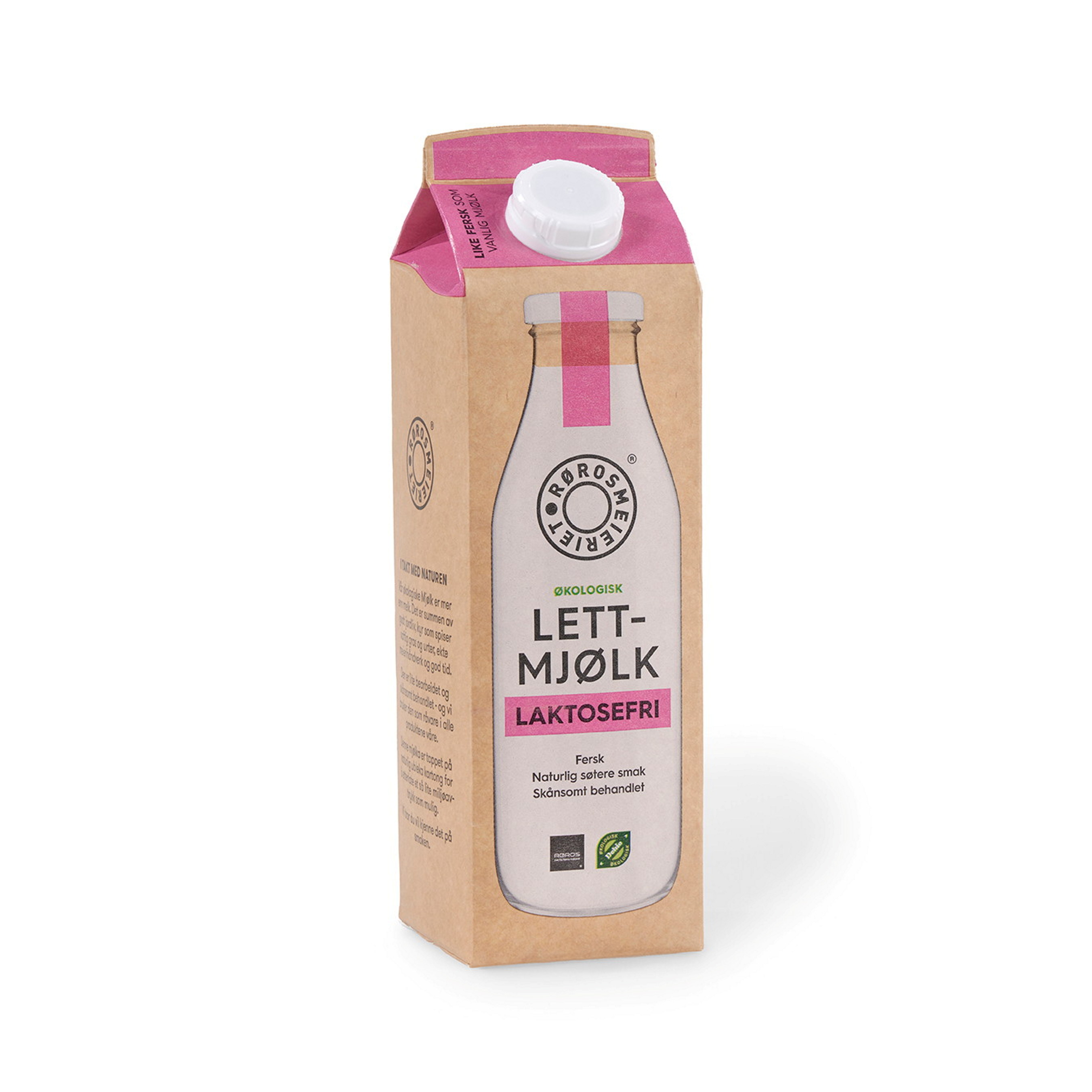 Røros Lettmjølk laktosefri økologisk 1,2% 1L