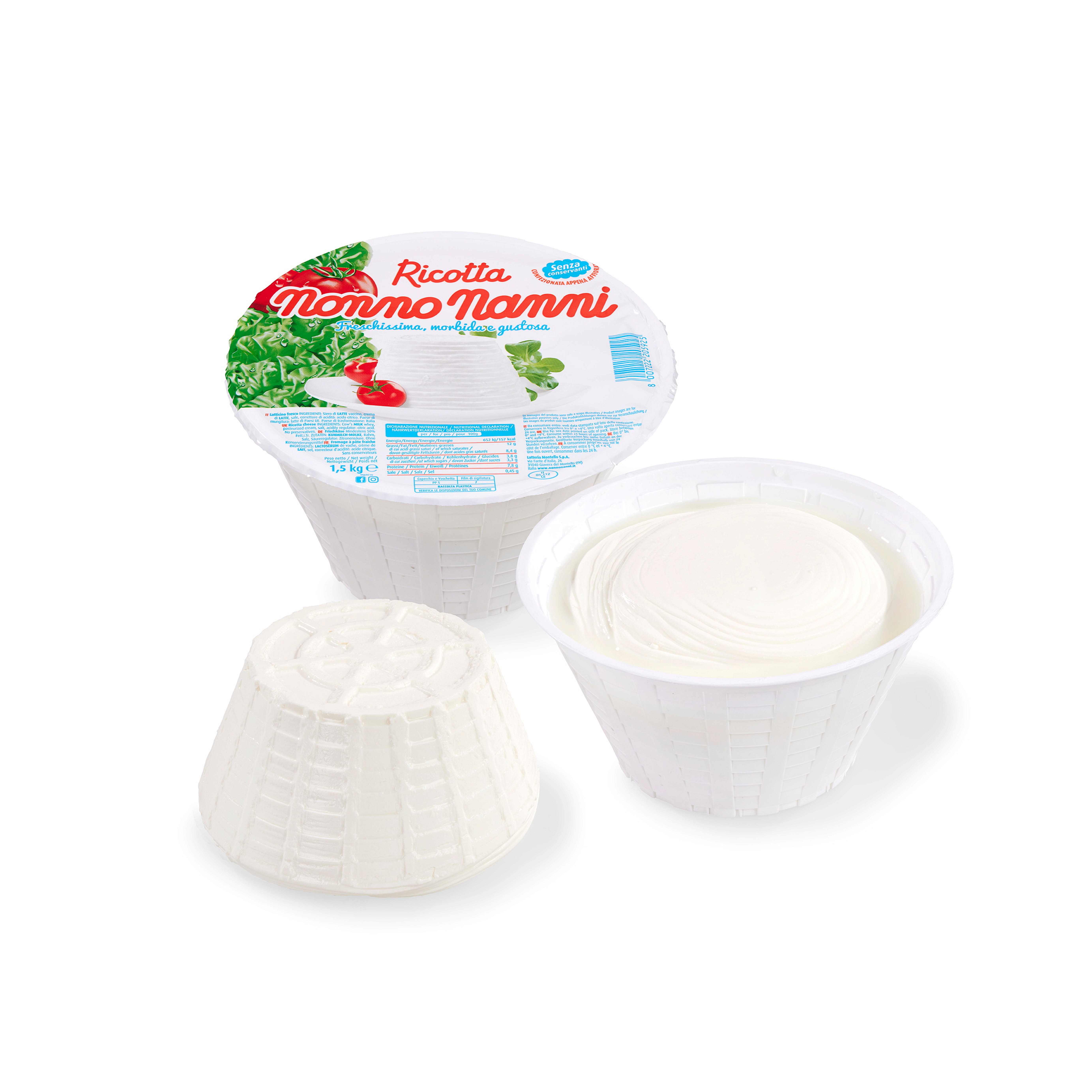 Ost ricotta 1,5kg