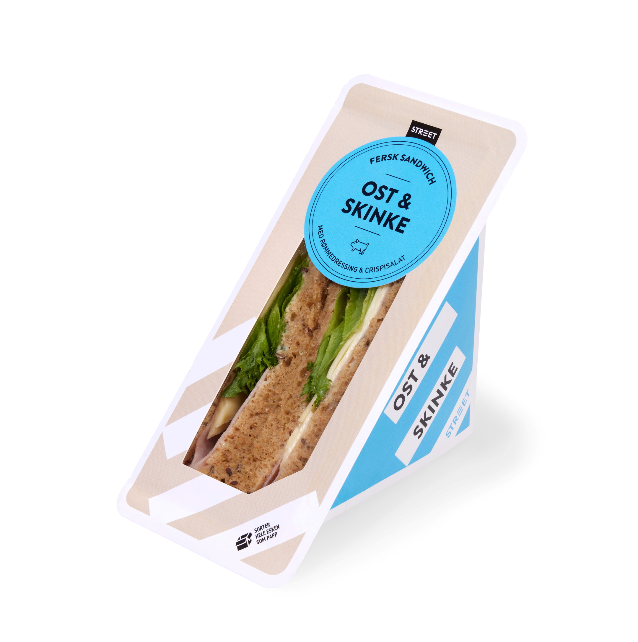 Street Sandwich Ost & Skinke