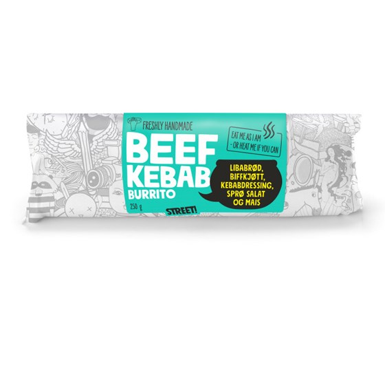 Street Wrap Beef Kebab