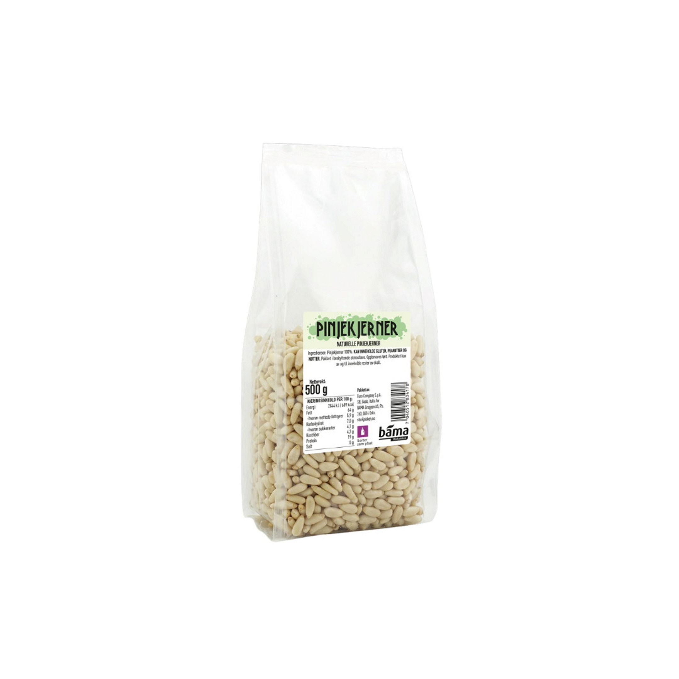 PINJEKJERNER NATURELLE 8x500 G