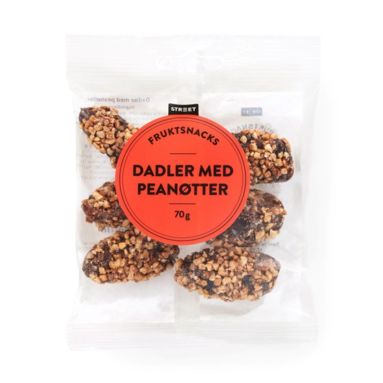 Street dadler med peanøtter 70 g