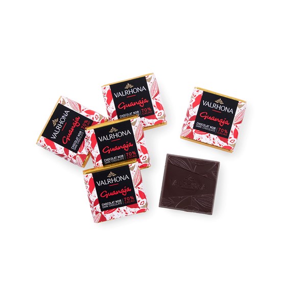 Valrhona firkant Guanaja 70% 5g 200stk